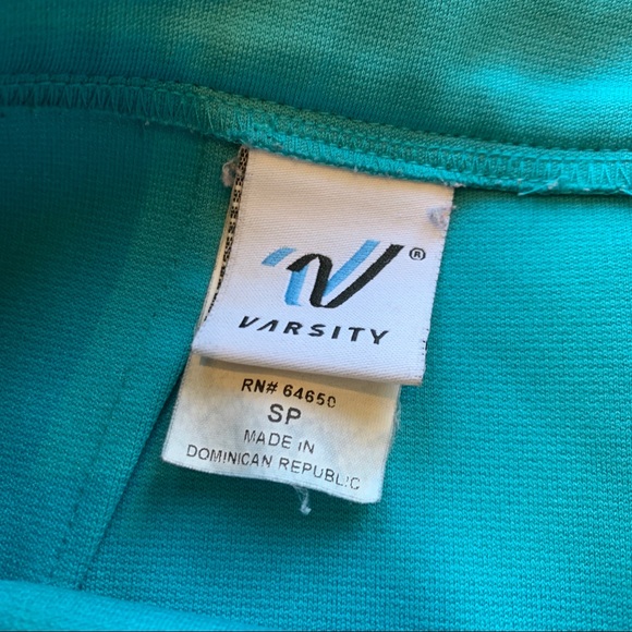 teal mini athletic skirt - Picture 2 of 3